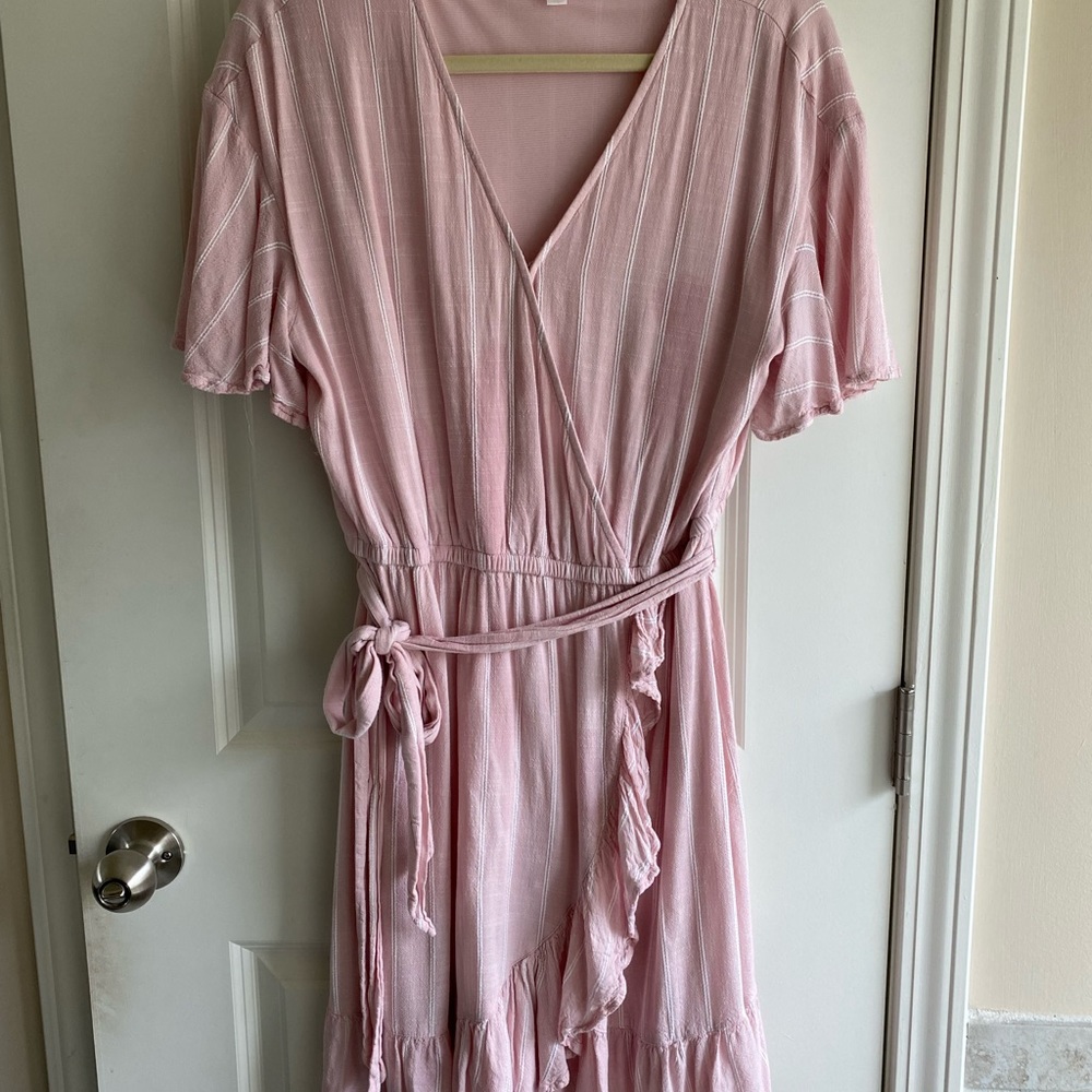 LC Lauren Conrad Faux Wrap Dress - Large